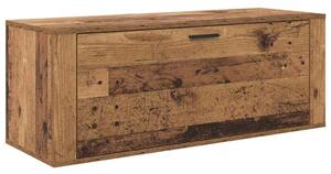 Skříň na obuv 100 x 35 x 38 cm Kompozitní dřevo Staré dřevo