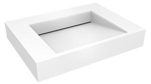 Oltens Stila umyvadlo 60x45 cm obdélníkový klasický bílá lesk 40000000