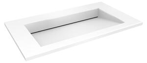 Oltens Stila umyvadlo 120x45 cm obdélníkový nábytkový bílá lesk 40204000