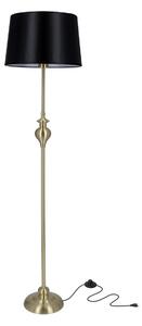 Moderní stojací lampa PRIMA - 1xE27, 60W, zlatá / černá