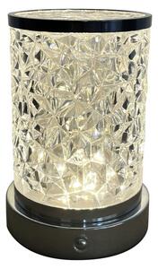 Stolní dotyková LED lampa BRILLO 1 - 2,5W, 3000-6000K (teplá-studená bílá), čirá