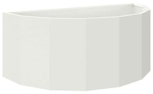 Truhlík Bílá 90 x 45 x 35 cm Ocel