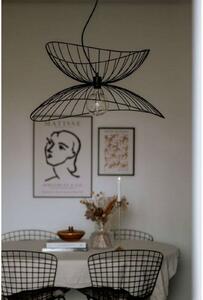 Globen Lighting závěsné světlo RAY, černé, Ø 70 cm, stmívatelný, Černá, Obývací pokoj / jídelna, kov, Moderní