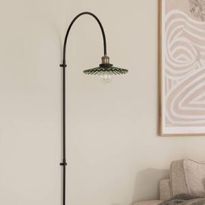 Globen Lighting Nástěnné světlo COBBLER, zelená, výška 150 cm, sklo, Černá, Obývací pokoj / jídelna, Sklo, Design