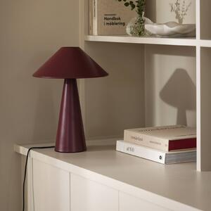 Globen Lighting stolní lampa Cannes, červená, kov, výška 40 cm, Červená, Obývací pokoj / jídelna, kov, Skandinávský