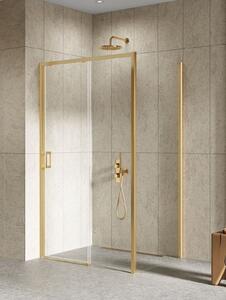 New Trendy Prime Gold Brushed sprchový kout 140x80 cm zlatá kartáčovaný/průhledné sklo K-3823