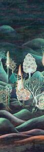 Vliesová obrazová tapeta na zeď, stromy, krajina, DGSUM2022, Summer, Khroma by Masureel