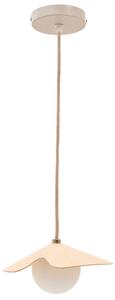 Dřevěné závěsné světlo Kave Home Wilara 18 cm