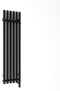 Oltens Stang elektrický radiátor s topným tělesem 120x31.5 cm černá mat 55134300