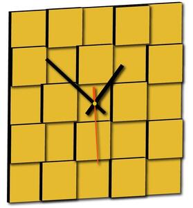 Styesa - Moderní nástěnné hodiny čtverce i černé X0047