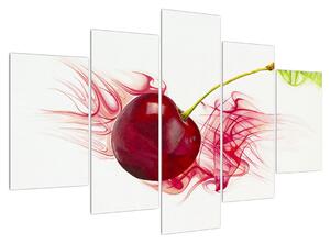 Obraz plodu třešně (150x105 cm)