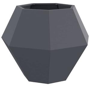 Truhlík Antracit 75 x 75 x 60 cm Ocel
