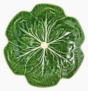 Sada ručně malovaných mělkých talířů Cabbage, 2 díly