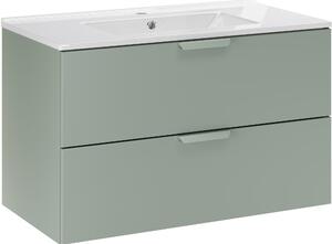 Sada umyvadlo Comad Lava UM-CFP LAVA 80D DP, skříňka Comad Aster Green ASTER GREEN 82-80-46-2S