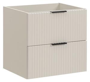 Comad Závěsná skříňka Adele Cashmere s deskou 60 cm kašmírová/dub evoke