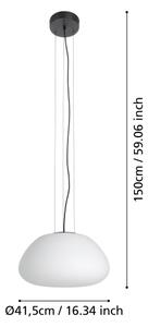 Eglo 390201 - Lustr na lanku BALMES 1xE27/40W/230V