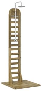 Venkovní sprcha 223 cm Přírodní
