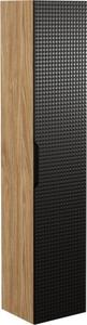 Comad Koupelnová sestava Luxor Black 90 cm s umyvadlem a skříňkami černá/dub olejovaný