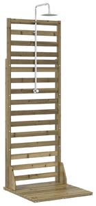 Venkovní sprcha 225 cm Přírodní