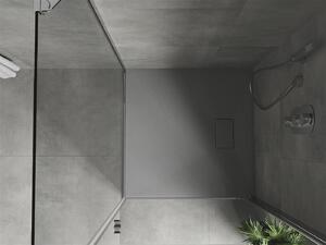 Mexen Hugo, SMC čtvercová sprchová vanička 70 x 70 cm, šedá, 42617070