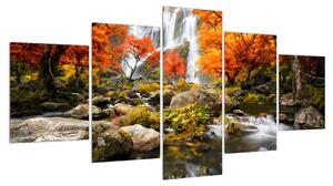 Obraz podzimní krajiny (150x80 cm)