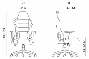 Antares Herní židle BOOST s nosností 150 kg - Antares