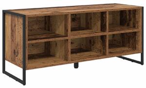 Skříň na obuv 100 x 35 x 44 cm Kompozitní dřevo Staré dřevo