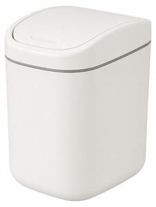 Verk 27674 Mini odpadkový koš s víkem 2 l, bílý