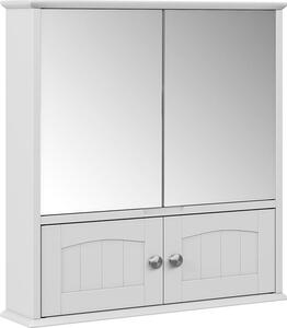 Koupelnová zrcadlová skříňka Vicco Bianco Bílá 56 x 58 cm, Model 57406