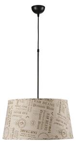 ONLI - Lustr na lanku MAIDA 1xE27/15W/230V pr. 50 cm hnědá