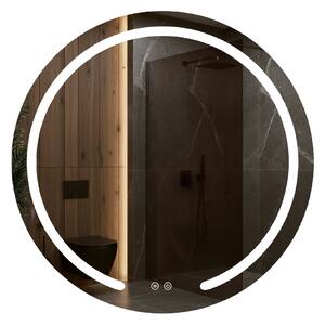 Tutumi Zrcadlo Modern ⌀50 cm s vyhříváním a regulovatelným LED osvětlením HOM-00903