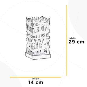 ONLI - Stolní lampa FORESTA 1xE27/15W/230V 29 cm černá