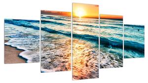 Obraz mořské pláže (150x80 cm)