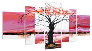 Obraz malby stromu (150x80 cm)