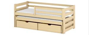 Lano Furniture Dětská rozkládací postel Tenso borovice Rozměr (cm): 80x160