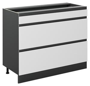 Spodní skříňka kuchyňské linky Vicco R-Line Bílá/Antracit 100 cm bez pracovní desky, Model 71598