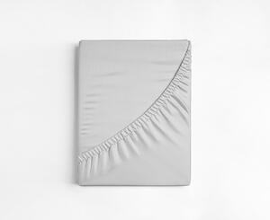 Prostěradlo Světle šedé FROTÉ PREMIUM Froté PREMIUM 90-100 x 200-220/30