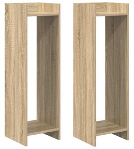 Stojan na rostliny 2 ks Sonoma dub 30 x 30 x 100 cm