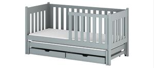 Lano Furniture Dětská rozkládací postel Karla šedá Rozměr (cm): 80x160