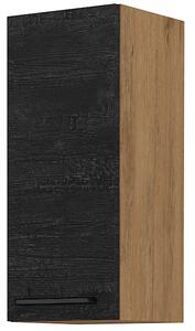 Horní kuchyňská skříňka Virion 30 G 72 1F (dub lancelot + tmavé dřevo). 1046320