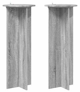 Stojan na rostliny 2 pcs Šedá sonoma Ø40 x 100 cm