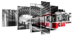 Obraz historického vlaku (210x100 cm)
