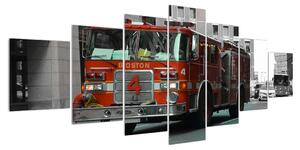 Obraz hasičského auta (210x100 cm)