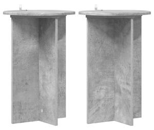 Stojan na rostliny 2 pcs Betonově šedá Ø40 x 60 cm