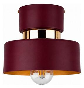 Stropní svítidlo IGNIA 1xE27/60W/230V vínová/zlatá