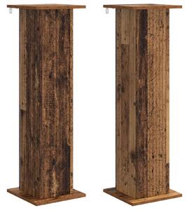 Stojan na rostliny 2 pcs Staré dřevo 30,5 x 30 x 100,5 cm
