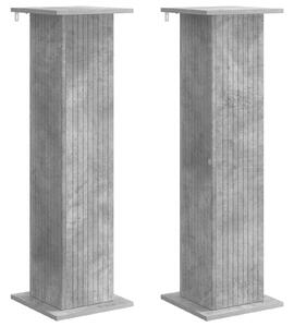 Stojan na rostliny 2 pcs Betonově šedá 30,5 x 30 x 100,5 cm