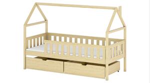Legno Dětská postýlka Demi borovice Rozměr (cm): 80x160