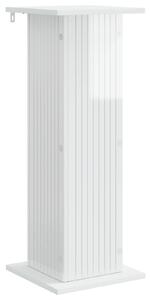 Stojan na rostliny Bílá s vysokým leskem 30,5 x 30 x 80,5 cm