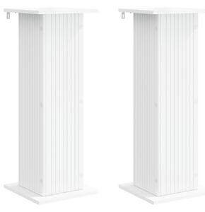 Stojan na rostliny 2 pcs Bílá 30,5 x 30 x 80,5 cm